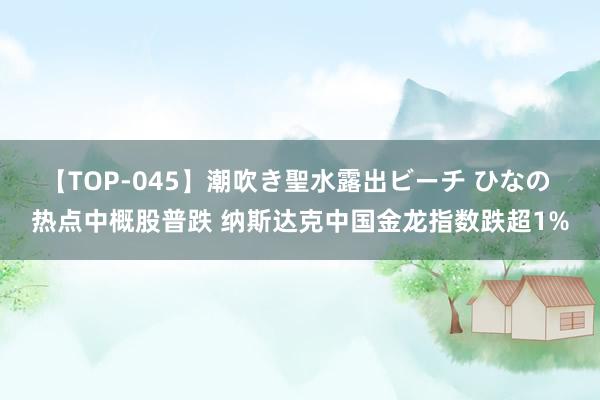 【TOP-045】潮吹き聖水露出ビーチ ひなの 热点中概股普跌 纳斯达克中国金龙指数跌超1%